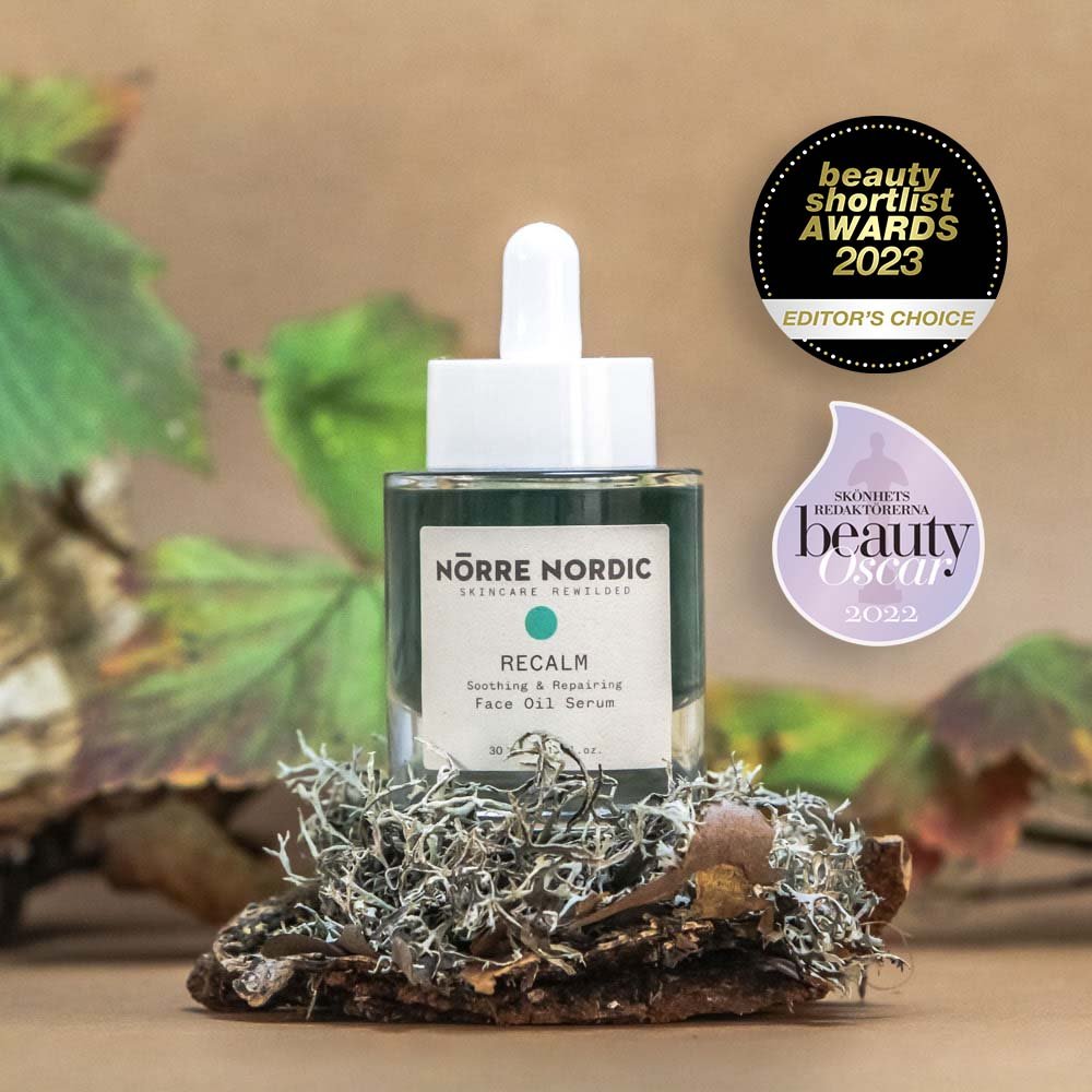 Soothing & Repairing Face Oil Serum RECALM, 30 ml - Jolz Eco