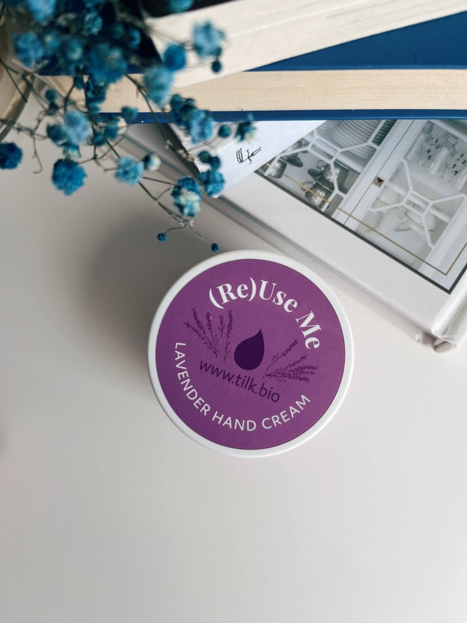 ReUse Me Moisturising and Calming Lavender Hand Cream, 50ml - Jolz Eco