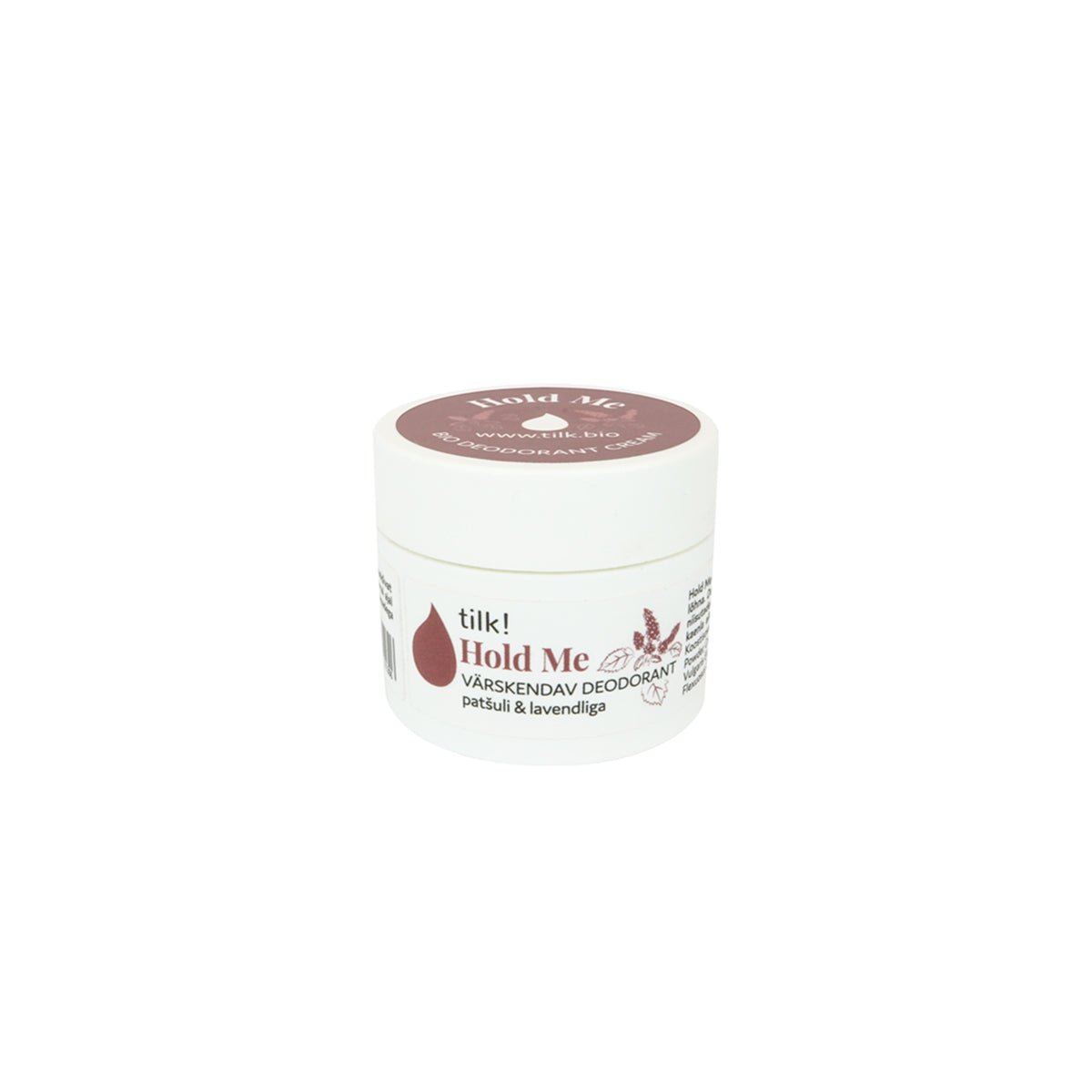 Hold Me Aluminium Free Deodorant with Patchouli & Lavender, 30ml - Jolz Eco