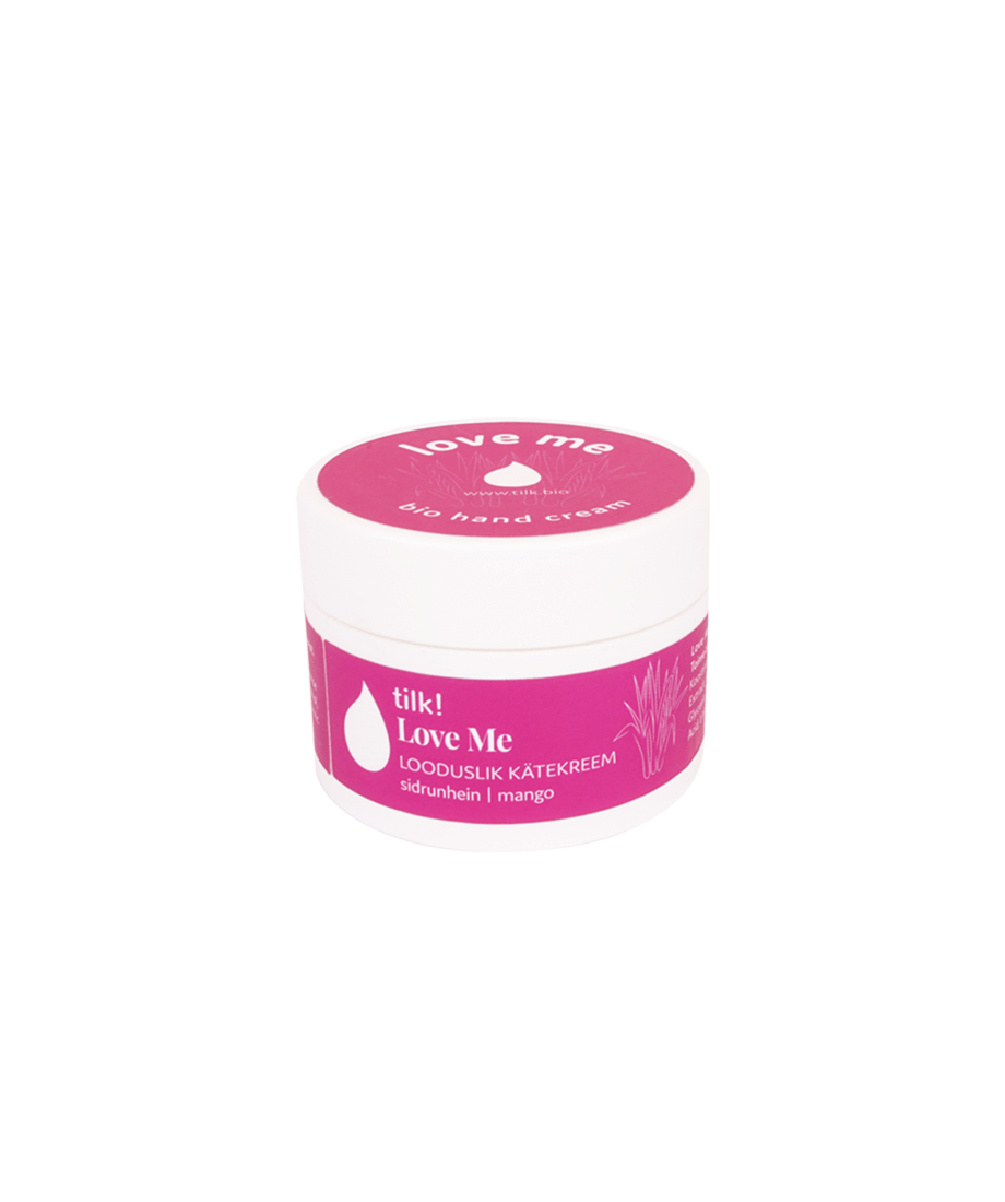 Love Me Moisturising Hand Cream with Mango and Lemongrass, 50ml - Jolz Eco