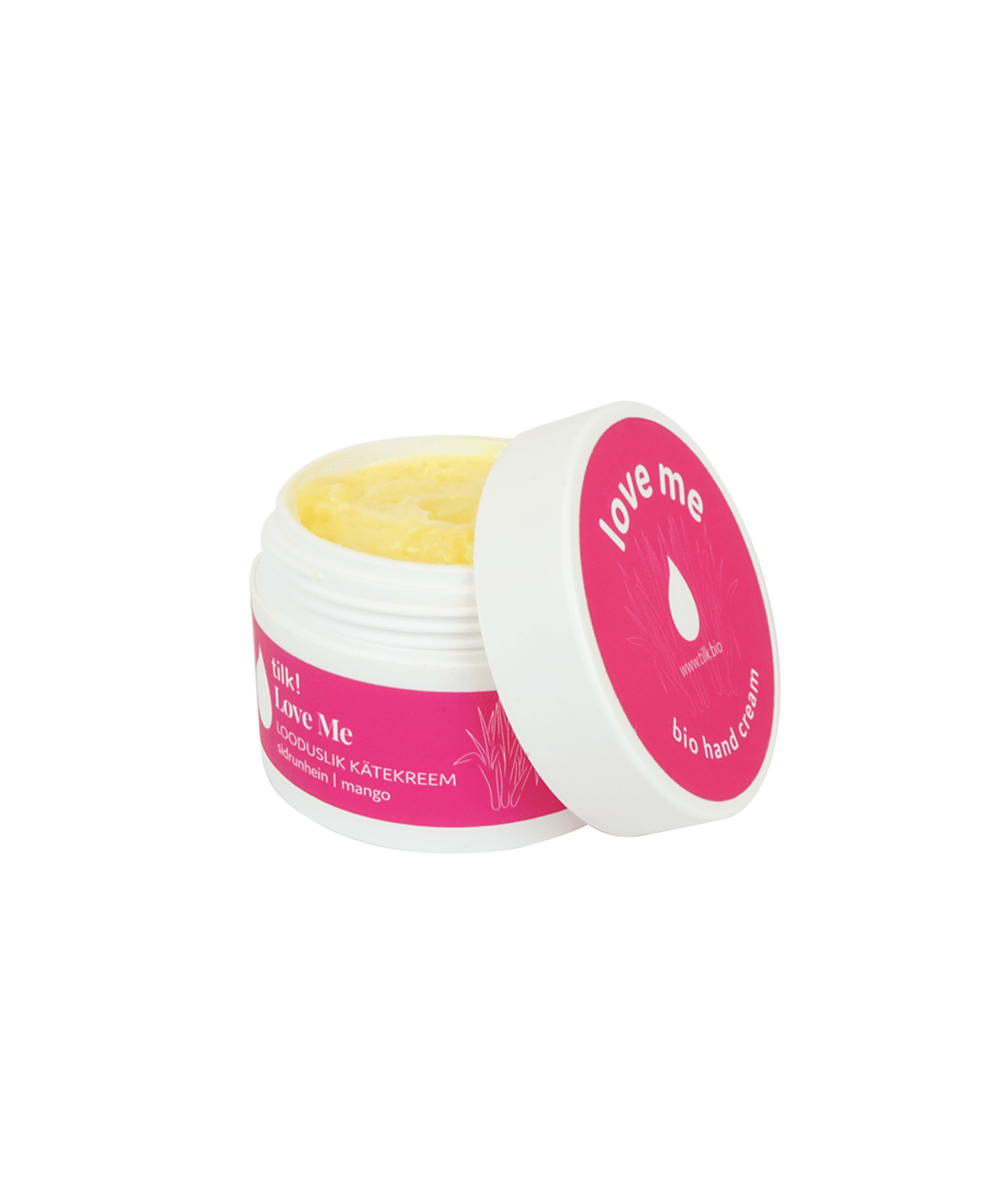 Love Me Moisturising Hand Cream with Mango and Lemongrass, 50ml - Jolz Eco