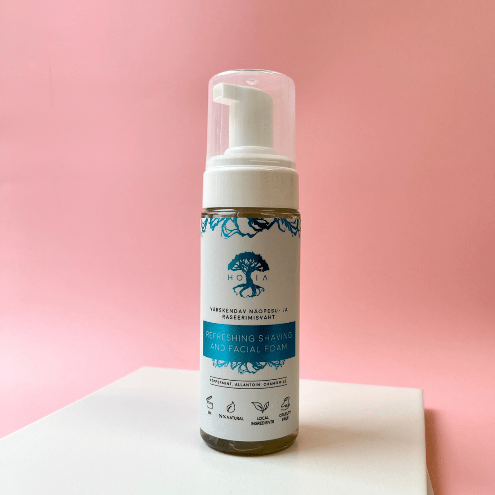 Refreshing Shaving and Facial Foam, 150ml - Jolz Eco
