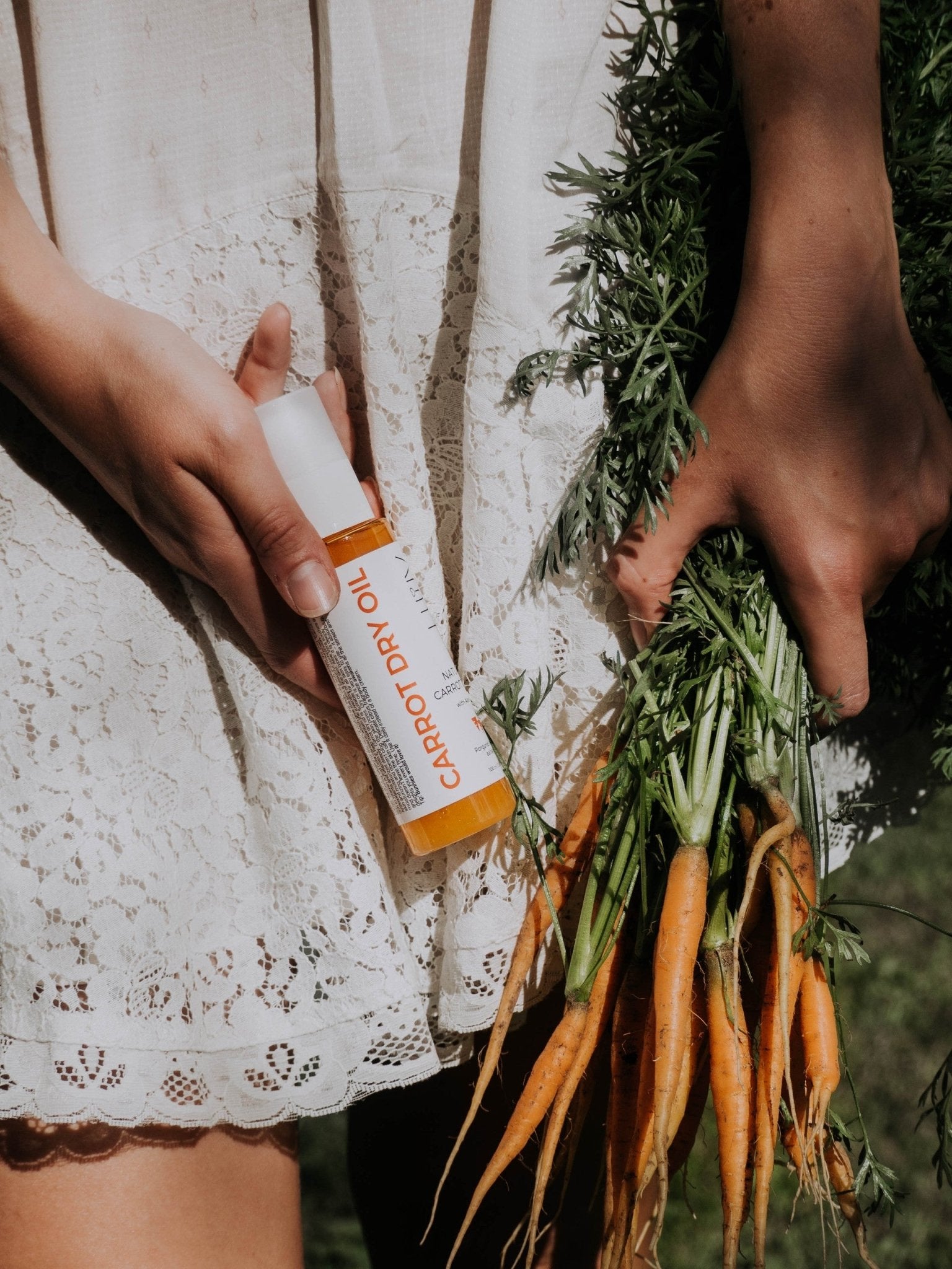 Natural Carrot Dry Oil With Aloe Vera, 100ml - Jolz Eco