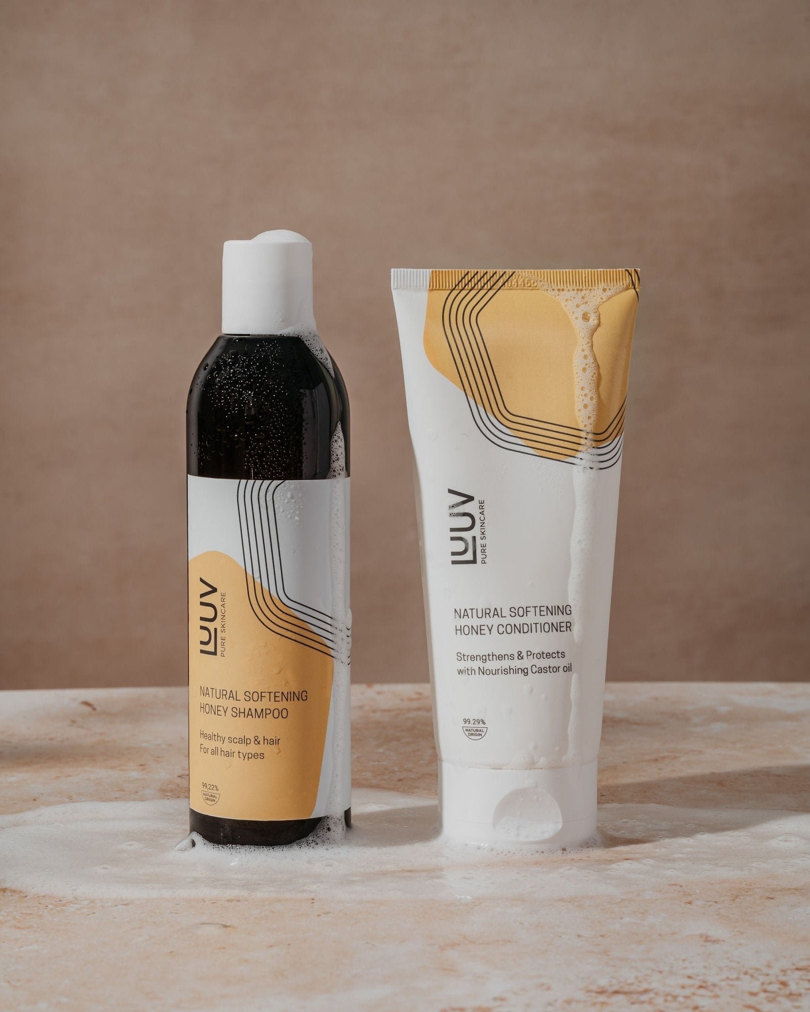 Natural Softening Honey Shampoo & Conditioner Set - Jolz Eco