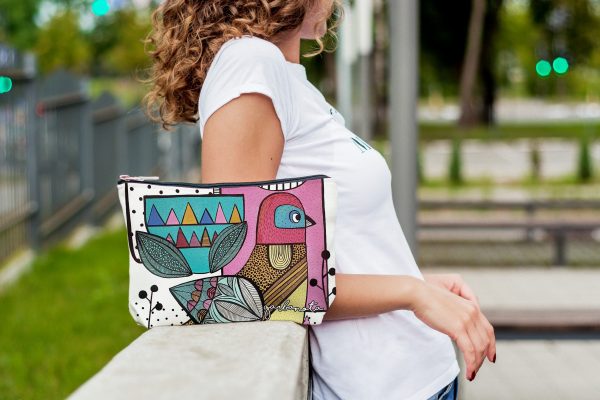 MAKEUP BAG / POUCH LITTLE BIRD - Jolz Eco