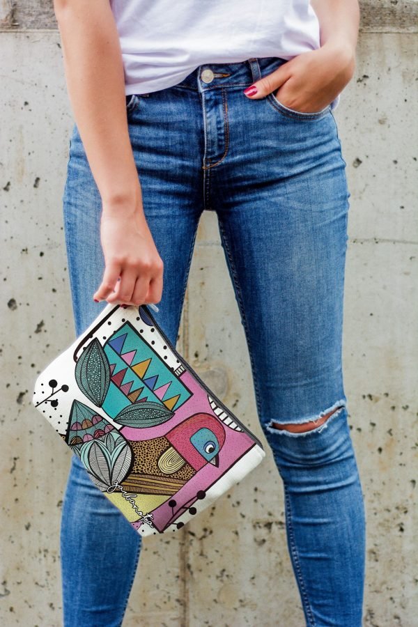 MAKEUP BAG / POUCH LITTLE BIRD - Jolz Eco