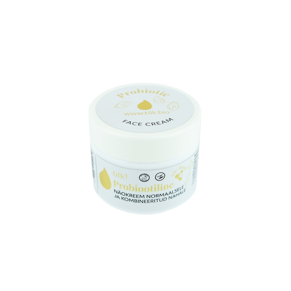 Probiotic Face Cream for Normal and Combination Skin, 50ml - Jolz Eco