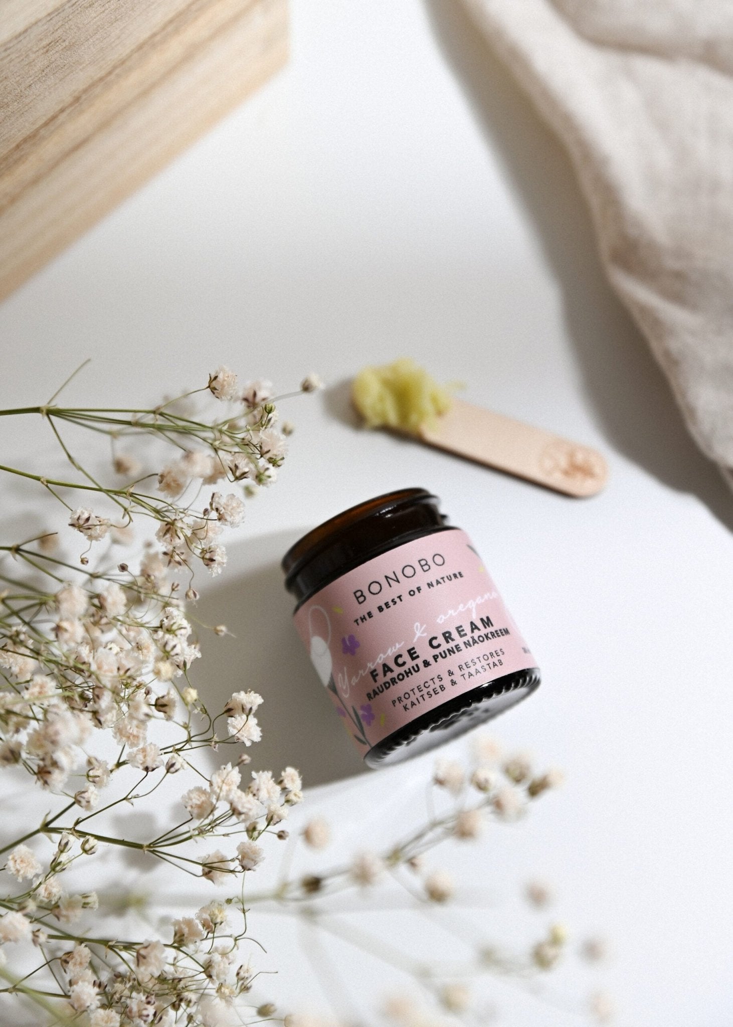 Yarrow & Oregano Face Cream / Protects & Restores - Jolz Eco