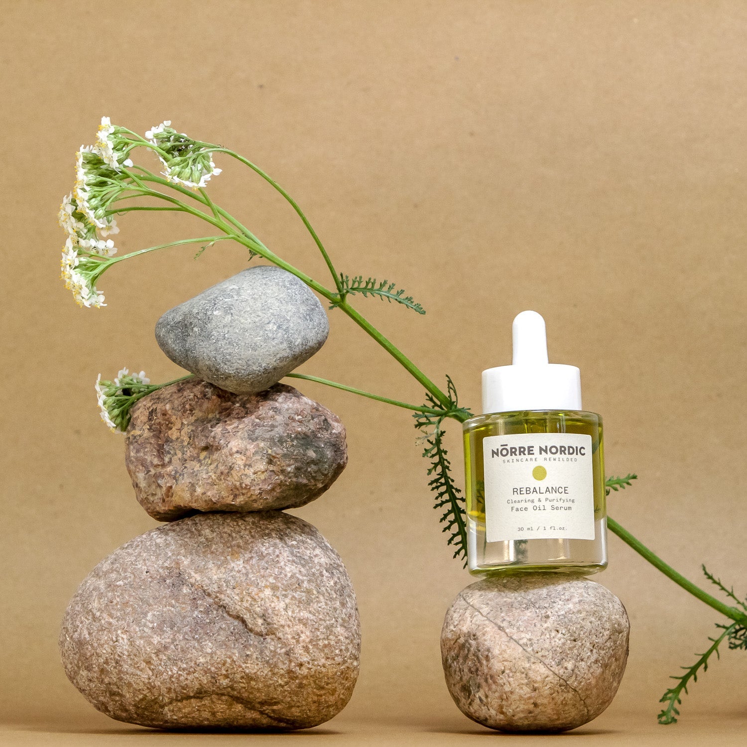 Clearing & Purifying Face Oil Serum REBALANCE, 30 ml - Jolz Eco