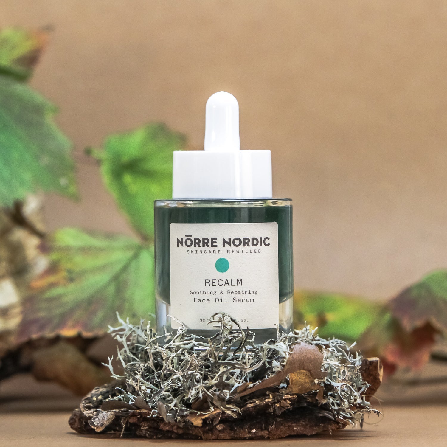 Soothing & Repairing Face Oil Serum RECALM, 30 ml - Jolz Eco