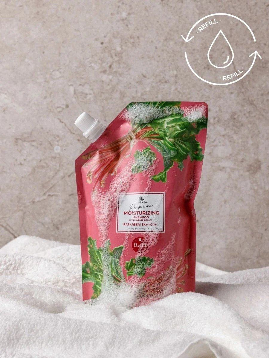 REFILL for Rhubarb Shampoo With Aloe Extract - 500 ml - Jolz Eco