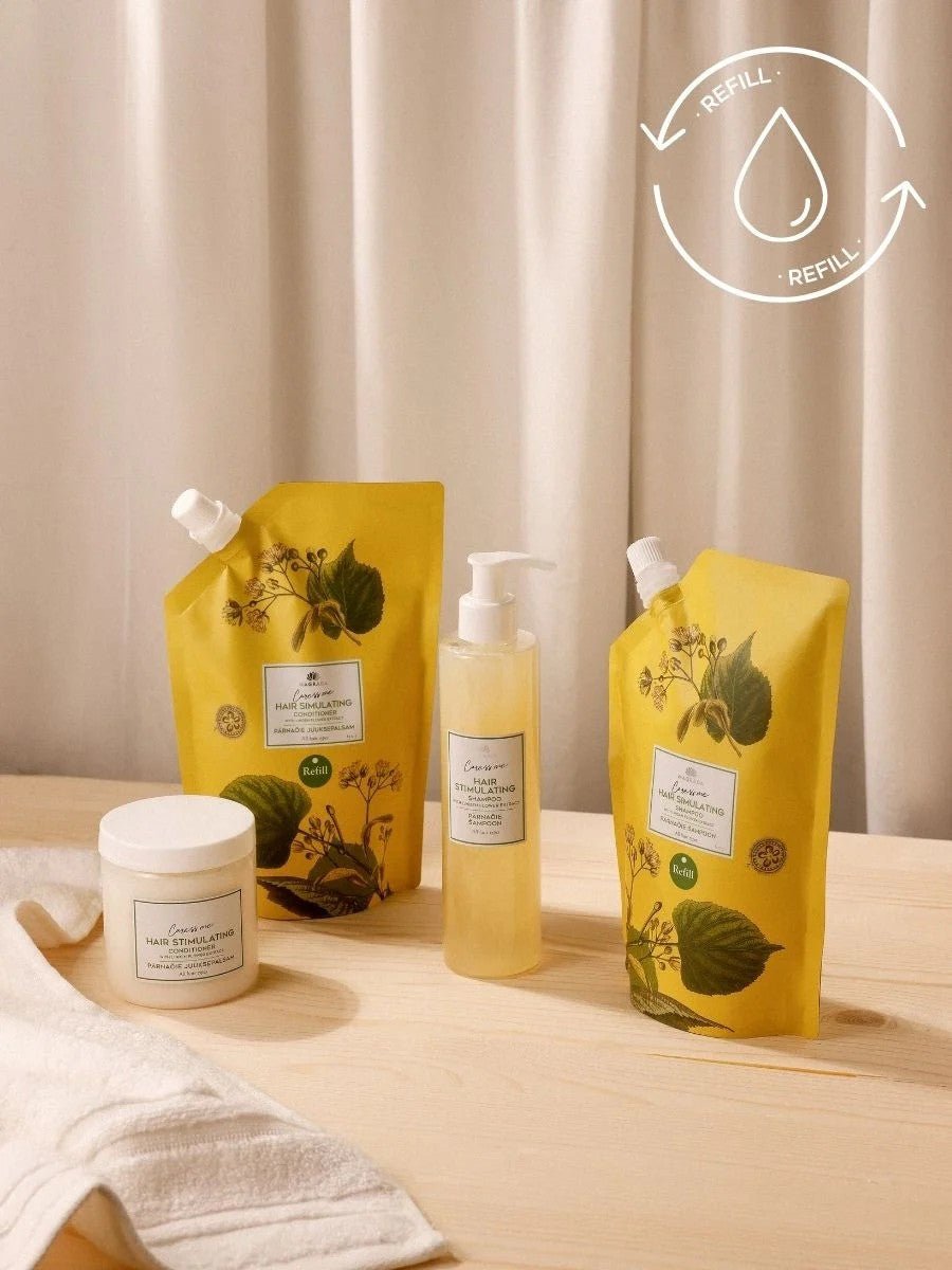 REFILL for Linden Flower Shampoo With Nordic Birch Extract - 500ml - Jolz Eco