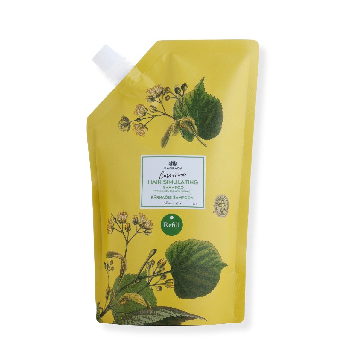 REFILL for Linden Flower Shampoo With Nordic Birch Extract - 500ml - Jolz Eco