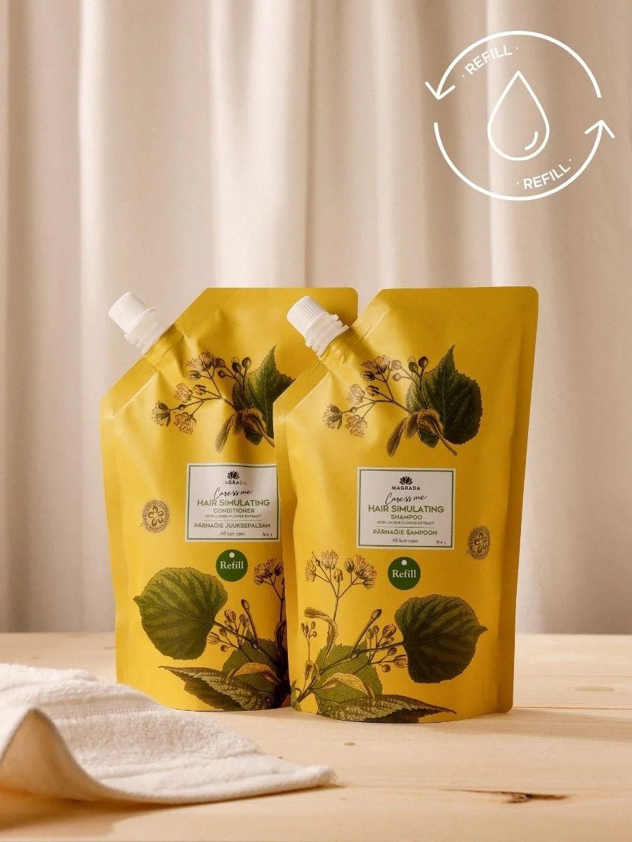 REFILL for Linden Flower Shampoo With Nordic Birch Extract - 500ml - Jolz Eco