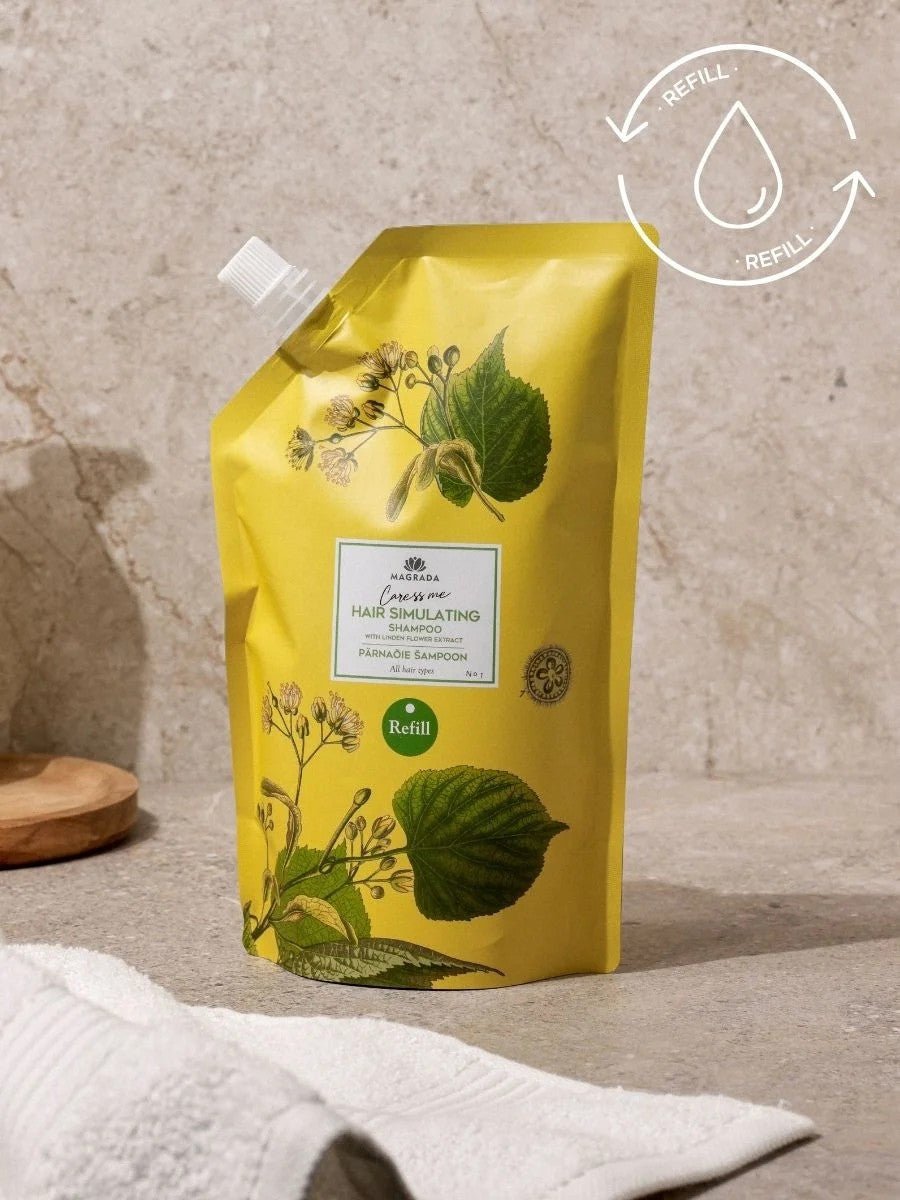 REFILL for Linden Flower Shampoo With Nordic Birch Extract - 500ml - Jolz Eco