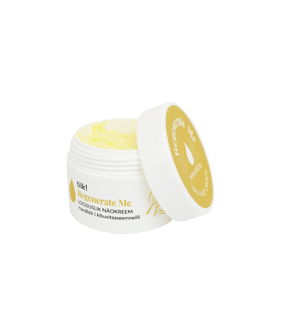 Regenerate Me Face Cream with Carrot Oil for Normal and Combination Skin, 50ml - Jolz Eco