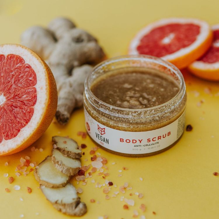 Anti - cellulite Body Scrub Ginger, 300 g - Jolz Eco