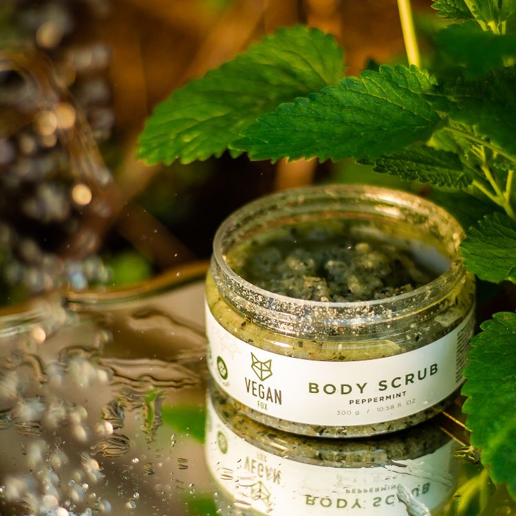 Peppermint Body Scrub, 300 g - Jolz Eco