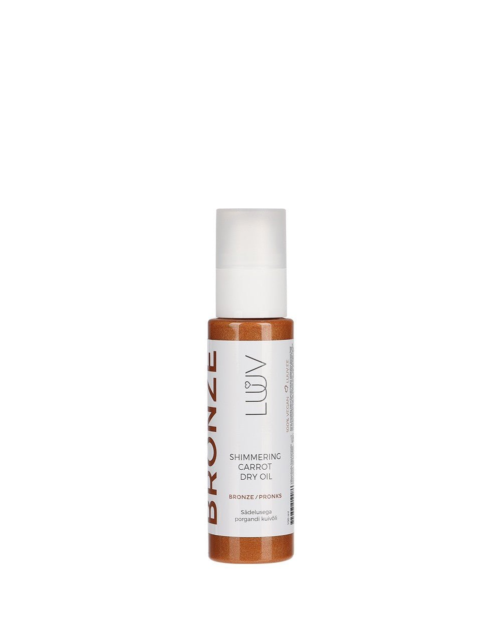 Shimmering Carrot Dry Oil Bronze, 100ml - Jolz Eco