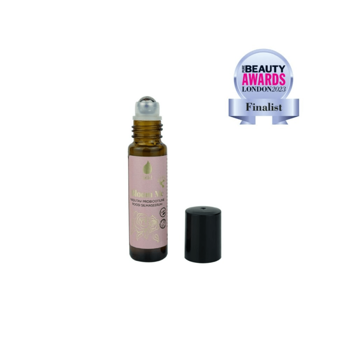 Bloom Me Moisturising Probiotic Rose Eye Serum with Hyaluronic Acid and Provitamin B5, 10ml - Jolz Eco