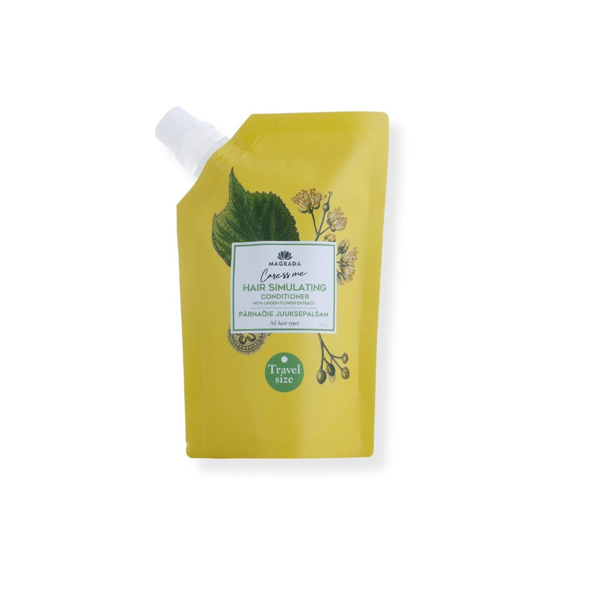 TRAVEL SIZE Linden Flower Conditioner With Nordic Birch Extract - 100 ml - Jolz Eco