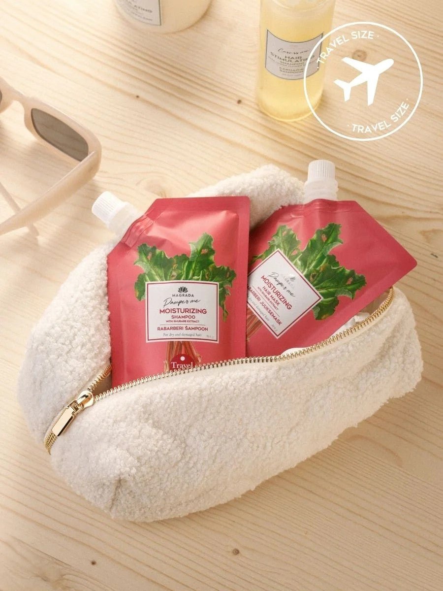 TRAVEL SIZE Rhubarb Shampoo With Aloe Extract - 100 ml - Jolz Eco